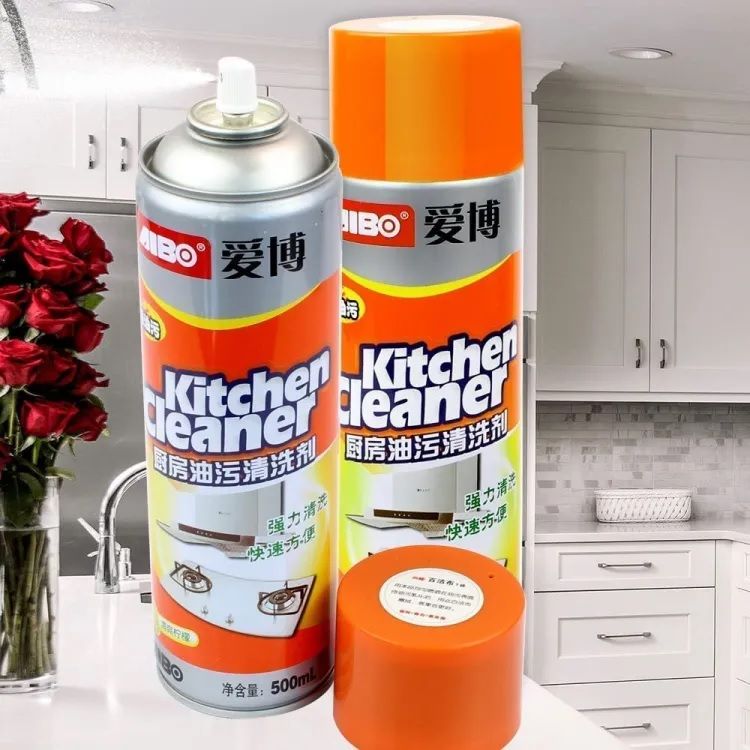 Kitchen Cleaner Spray Multipurpose Bubble Foam Cleaner Oil & Grease Stain Remover Cleaner Spray
